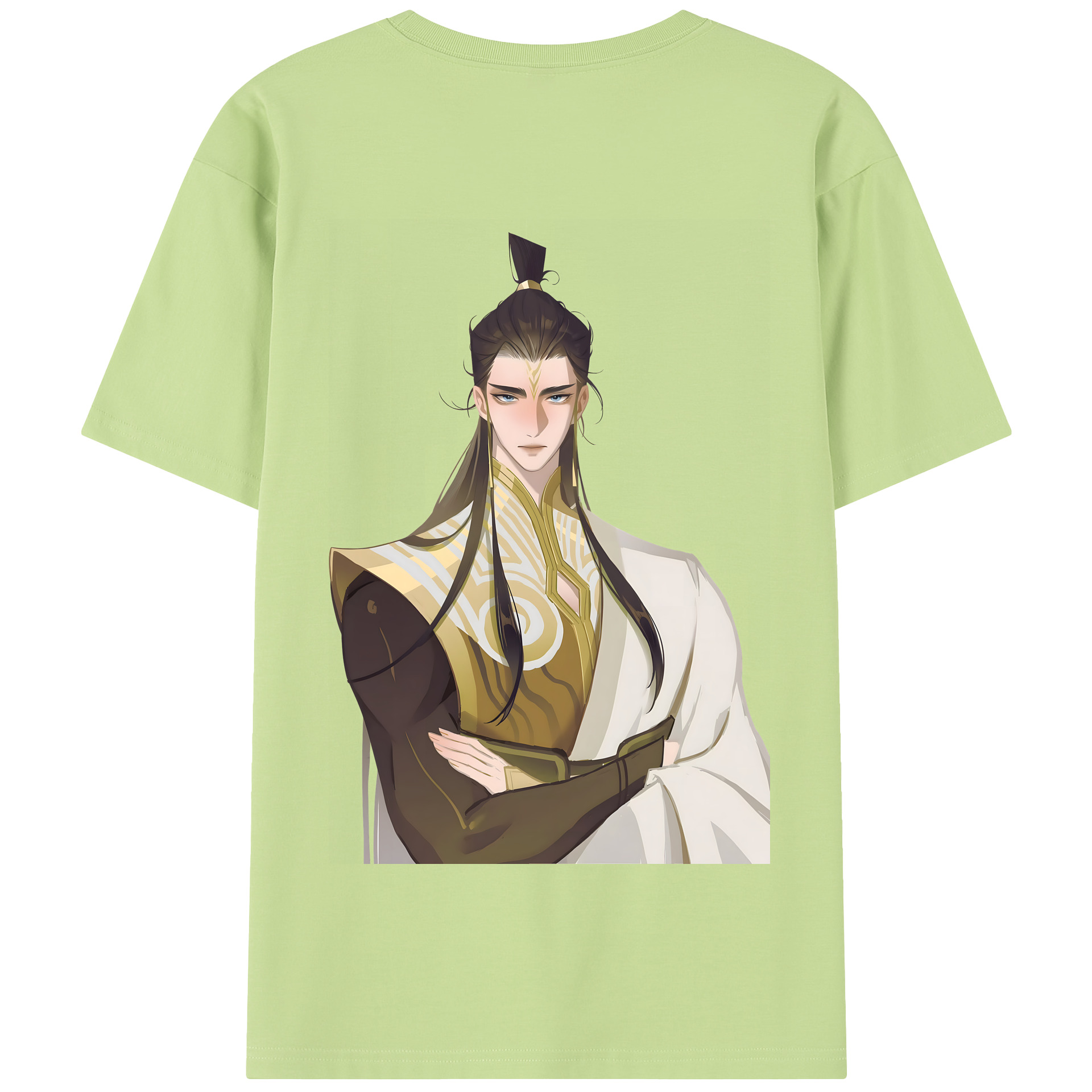（画像用） Ne Zha 2 ナタ 魔童の大暴れ 綿100％半袖Tシャツ（背面プリント）